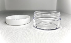 Clear Plastic Jars (5g) 25 Pack